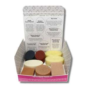 Solid shampoo and conditioner bars which are eco-friendly, biodegradable and totally plastic free with compostable packaging.