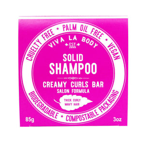 Solid Shampoo Salon Formula Creamy Curls Bar
