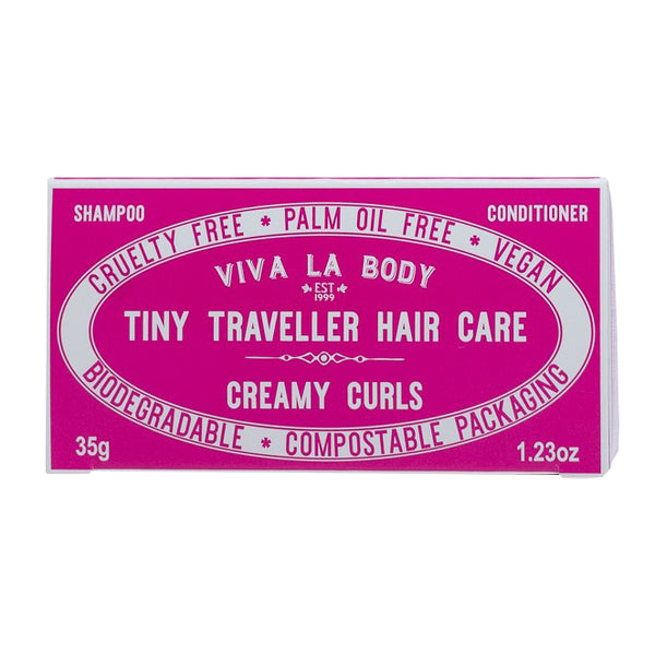 Tiny Traveller Shampoo & Conditioner Creamy Curls Bars