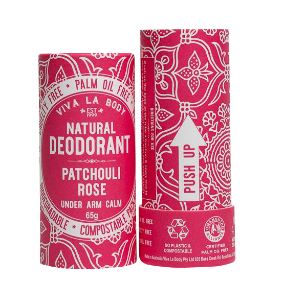 Natural Deodorant Patchouli Rose