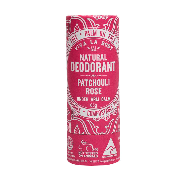 Natural Deodorant Patchouli Rose