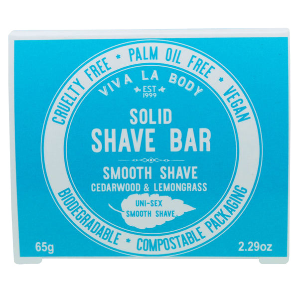 Solid Smooth Shave Bar Cedarwood & Lemongrass